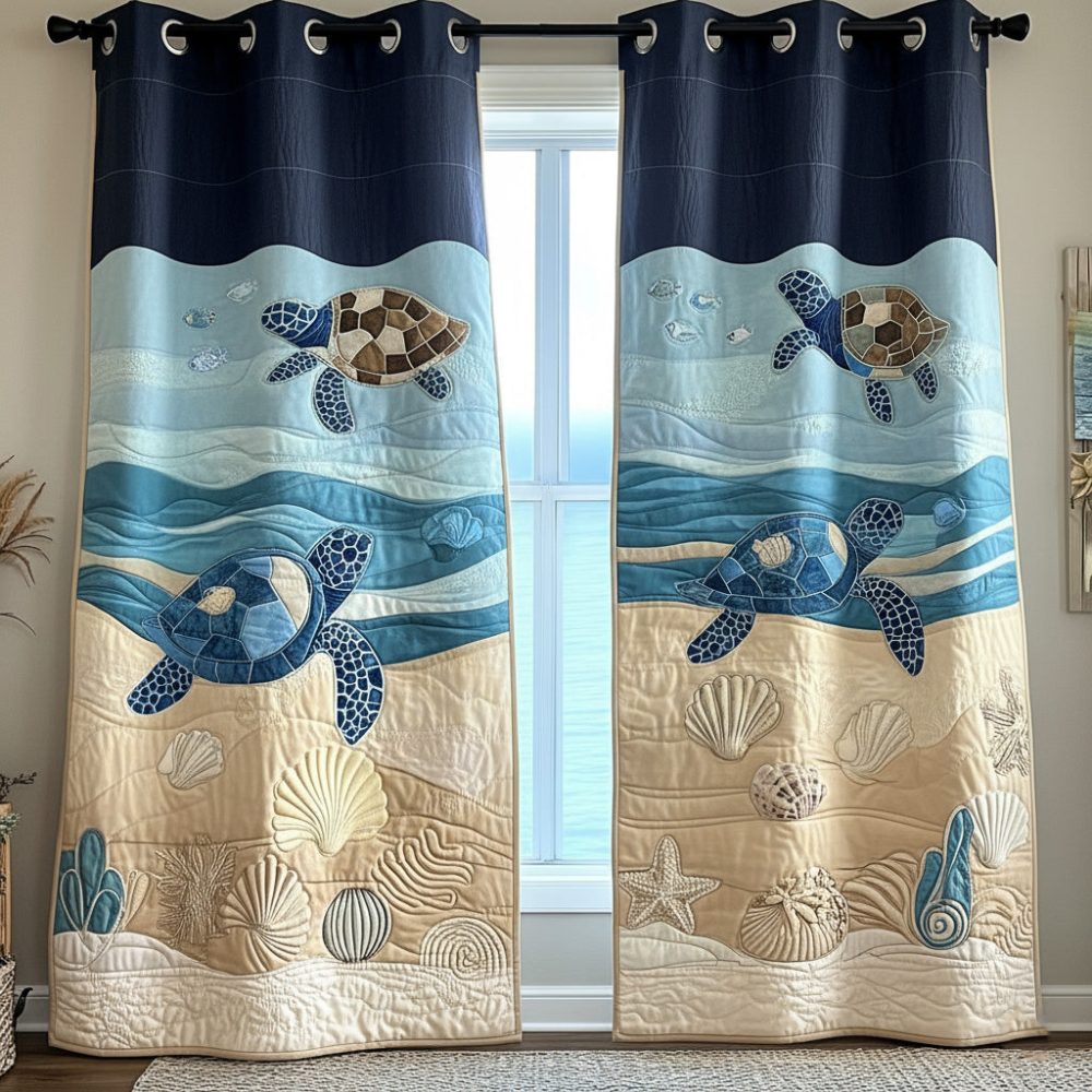 Quiet Journey Quilted Curtains