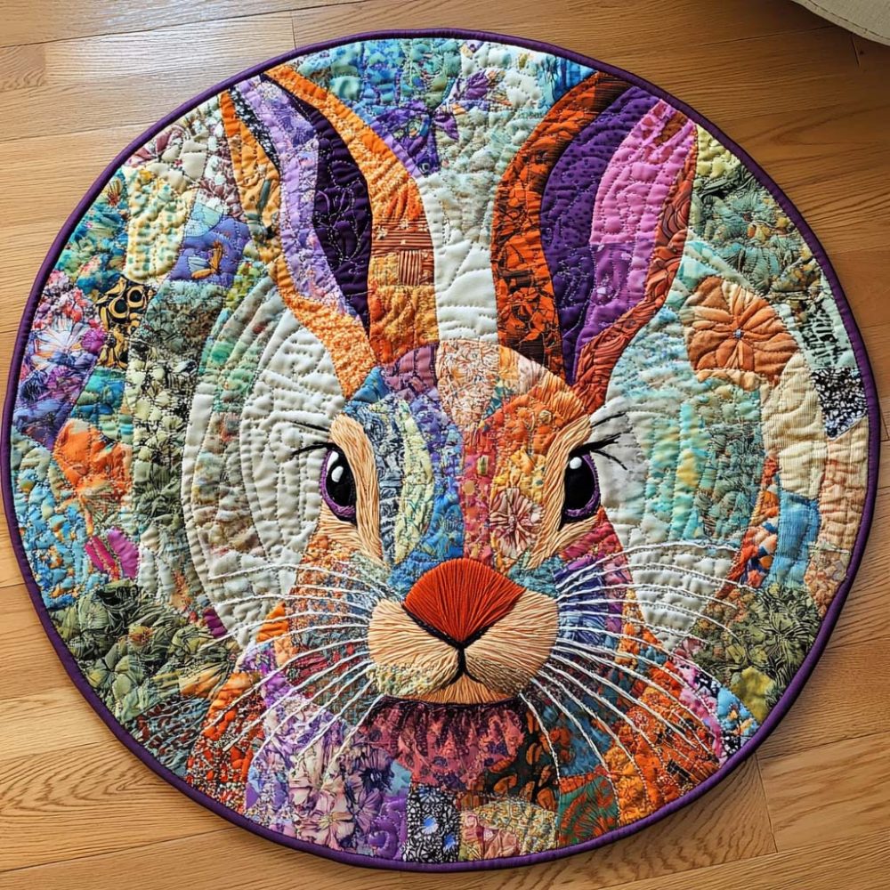 Quiet Nest Quilted Round Mat