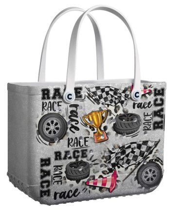 Race-Themed Tote Bag - Stylish & Durable For Everyday Use