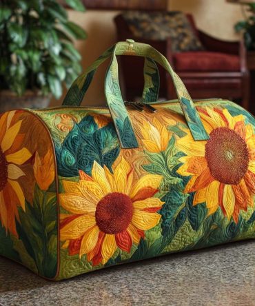 Radiant Glow Quilted Duffle Bag