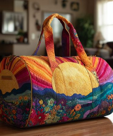 Radiant Path Quilted Duffle Bag