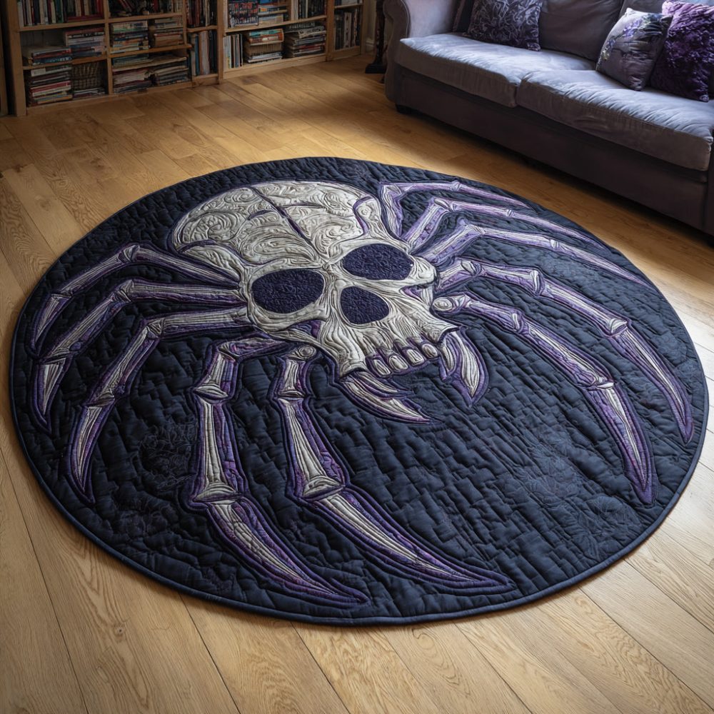 Reaper Spider Quilted Round Mat