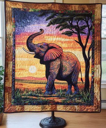 Regal Trunk Safari Quilted Blanket