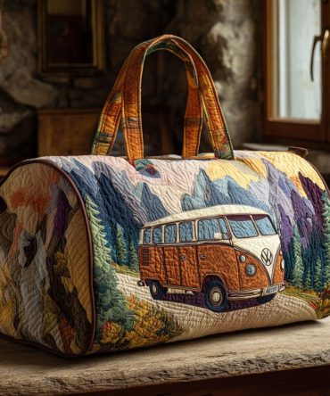 Retro Roamer Quilted Duffle Bag