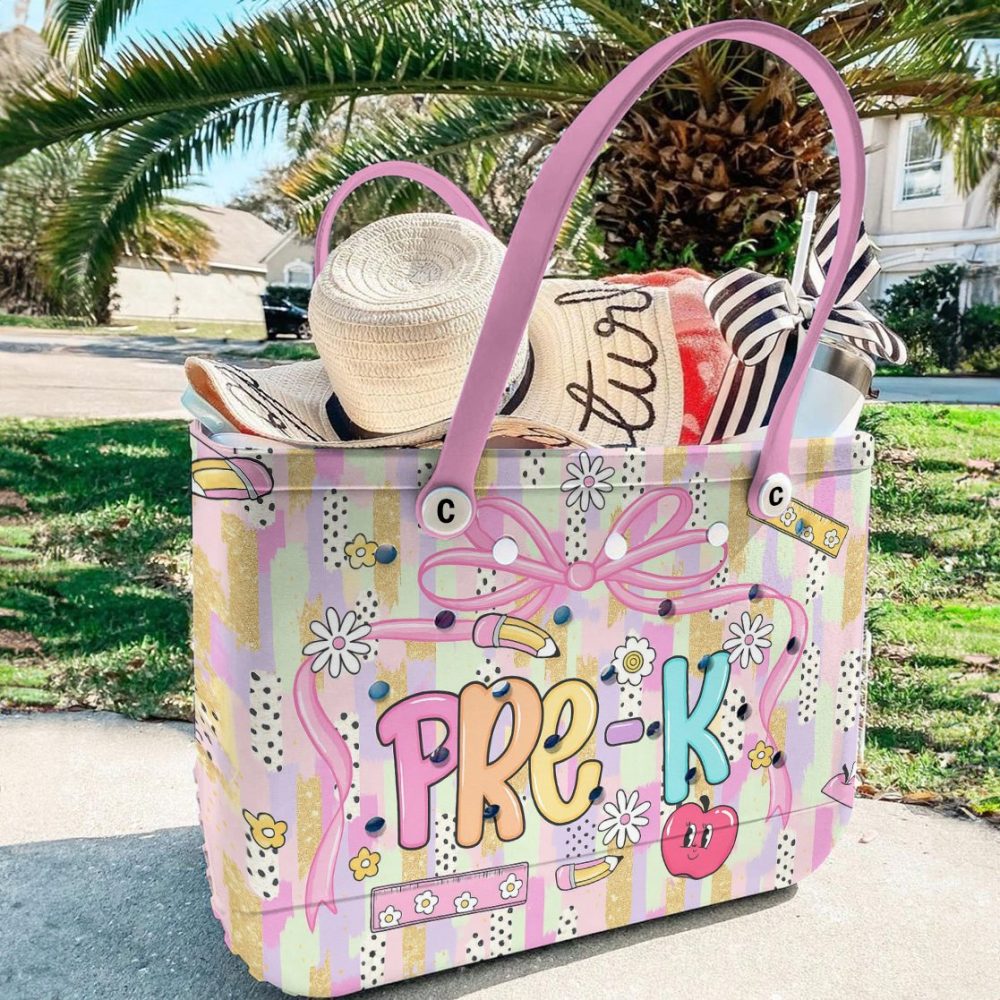 Colorful Pre-K Kids Tote Bag – Durable, Fun Design For School & Play - Image 3