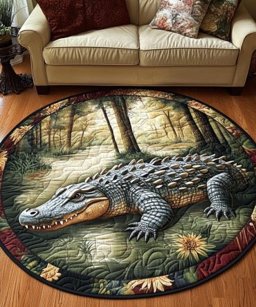 River Guardian Quilted Round Mat