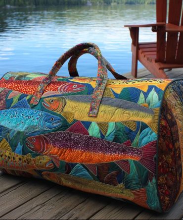 River Run Quilted Duffle Bag