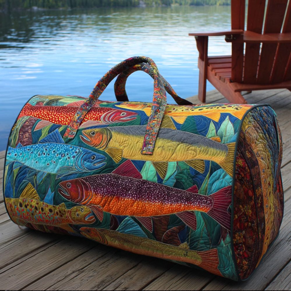 River Run Quilted Duffle Bag