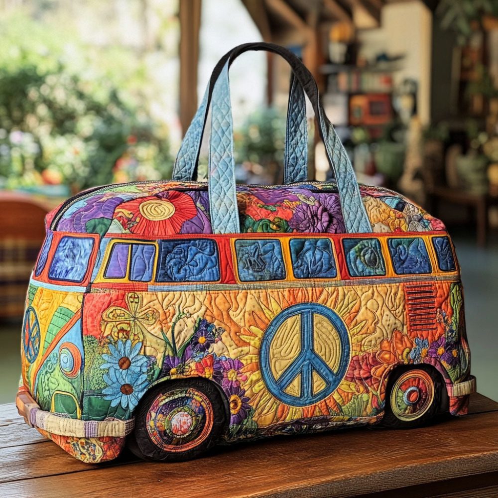 Road Rhythm Quilted Duffle Bag