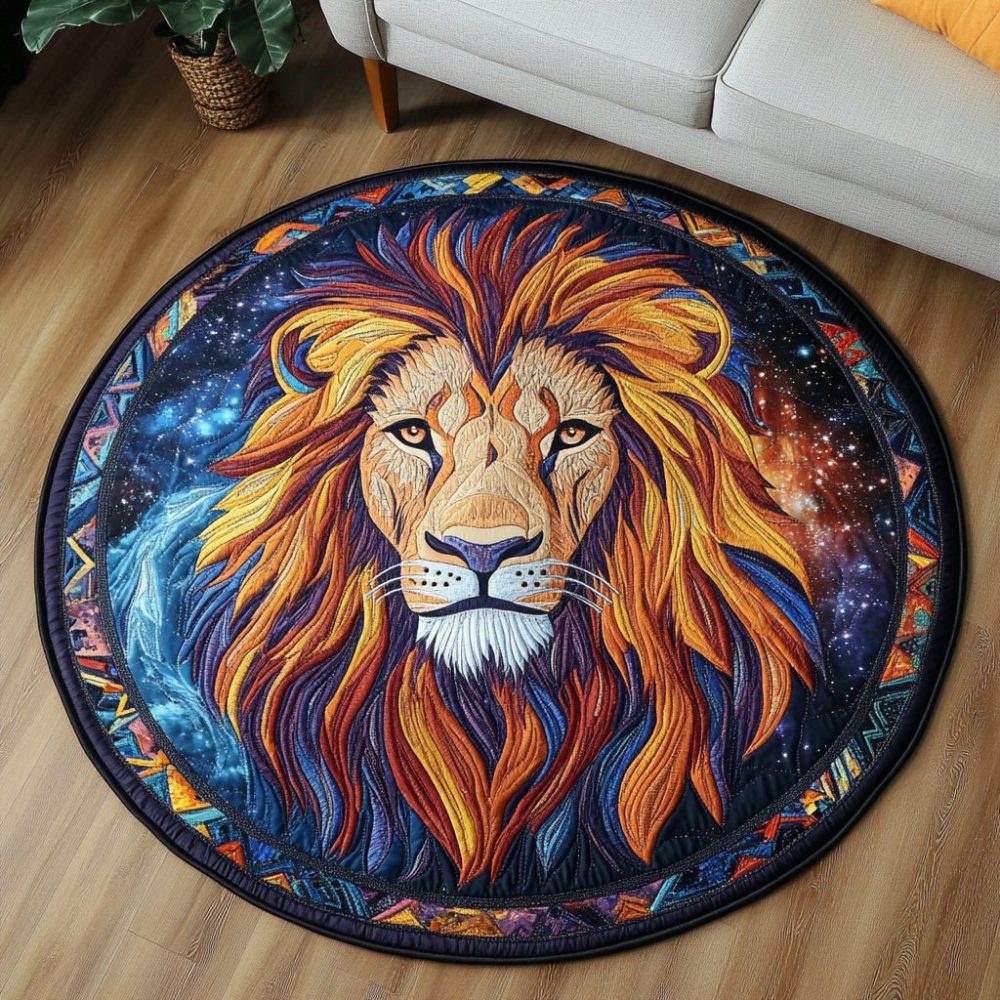 Roaring Spirit Quilted Round Mat