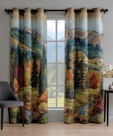 Rolling Hill Quilted Curtains