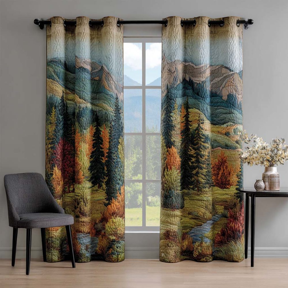 Rolling Hill Quilted Curtains