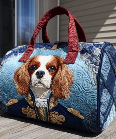 Royal Spaniel Quilted Duffle Bag