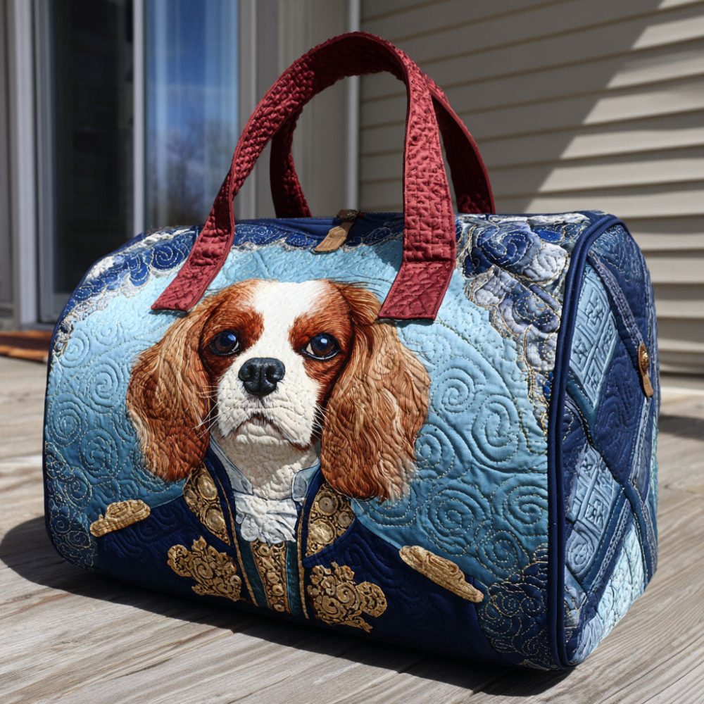 Royal Spaniel Quilted Duffle Bag
