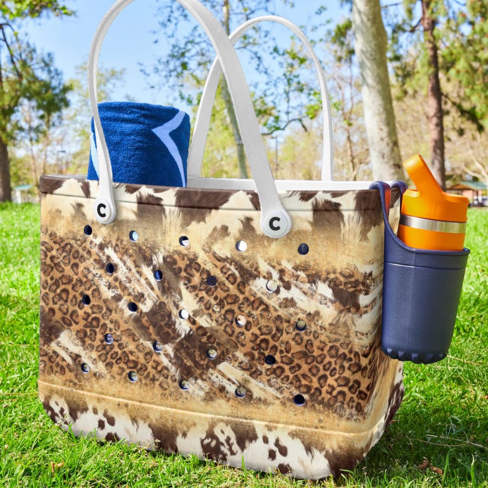 Stylish Leopard Print Tote Bag – Durable, Versatile & Chic For Everyday Use - Image 3