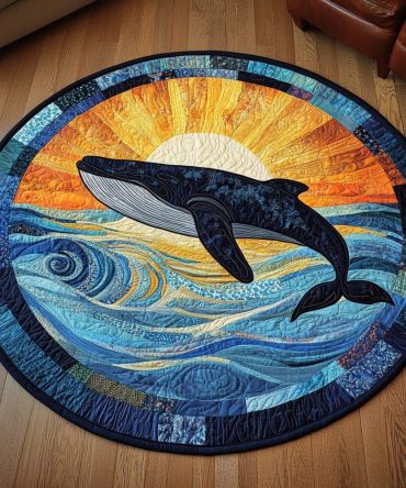 Sailor Horizon Quilted Round Mat