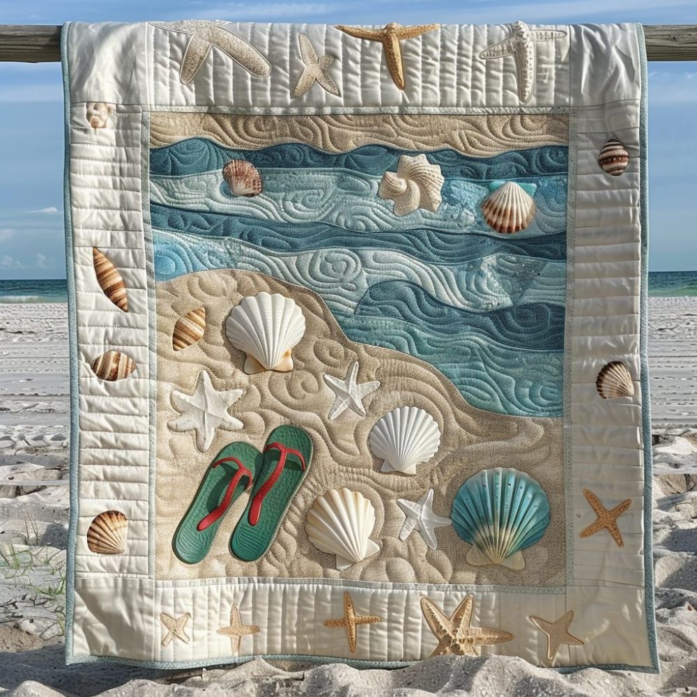 Sandy Shores Quilted Blanket