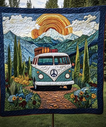 Scenic Route Bliss Quilted Blanket