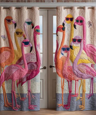 Sea Breeze Stroll Quilted Curtains