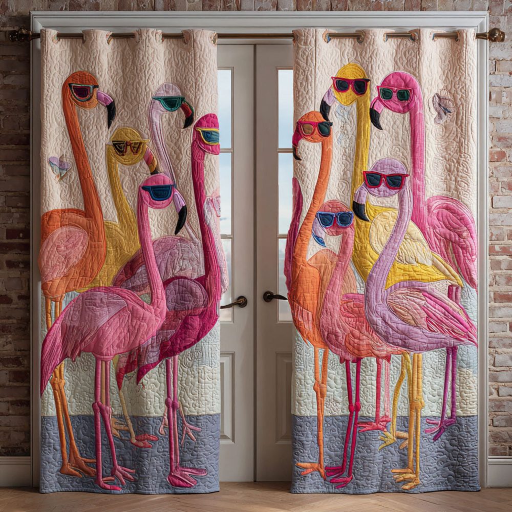 Sea Breeze Stroll Quilted Curtains