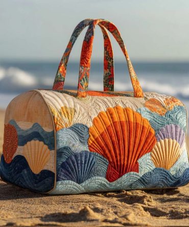 Sea Treasures Quilted Duffle Bag