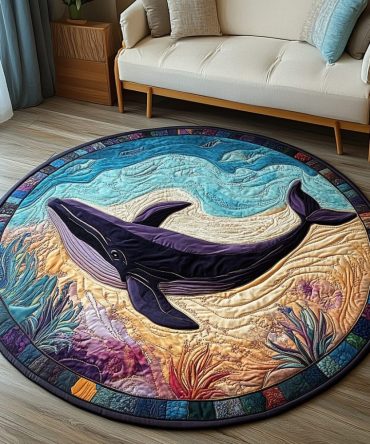 Sea Wanderer Quilted Round Mat