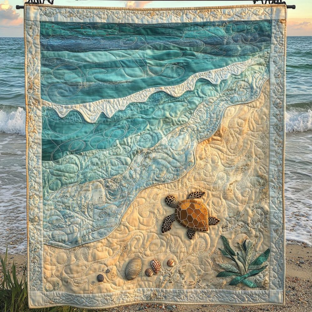 Seaside Journey Quilted Blanket