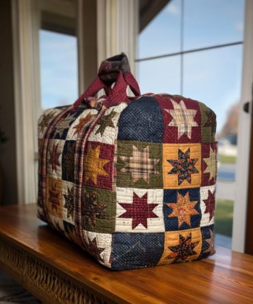Secret Meadow Quilted Duffle Bag