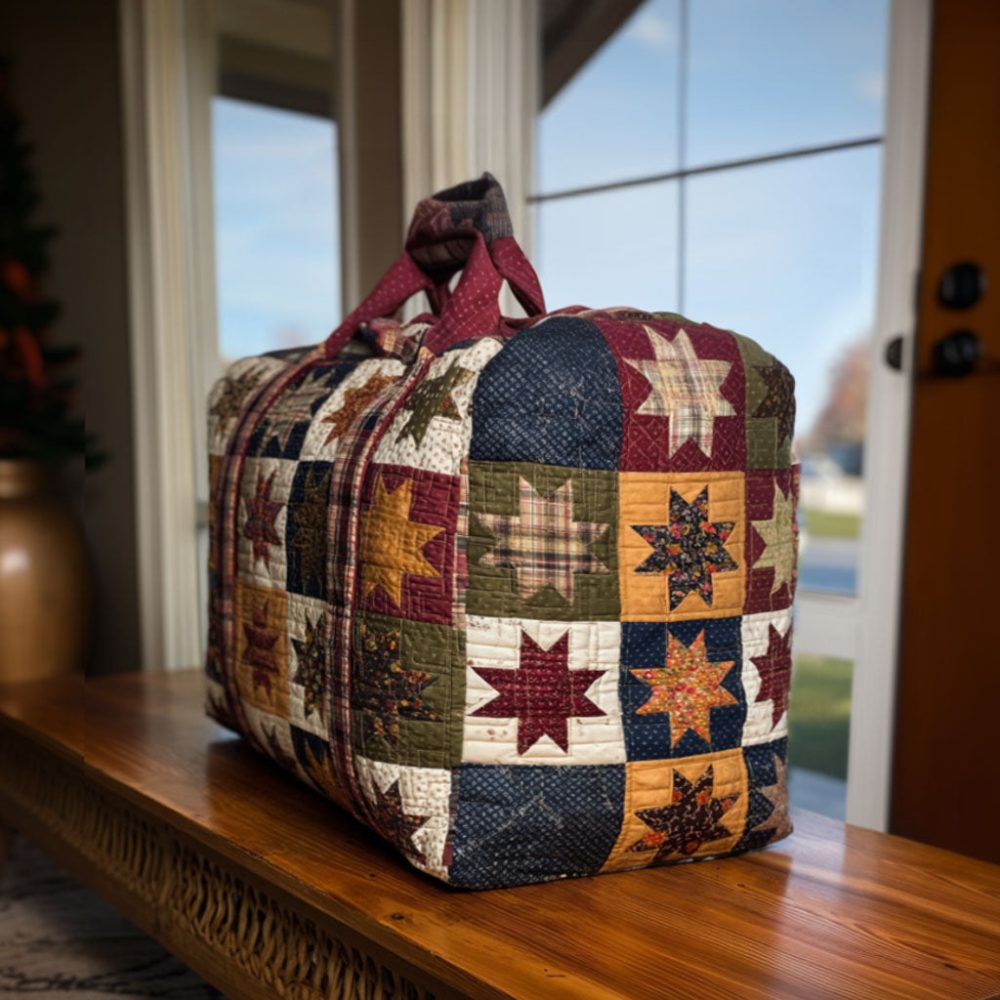 Secret Meadow Quilted Duffle Bag