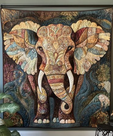 Serengeti Giants Quilted Blanket