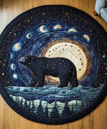 Shadow Claw Quilted Round Mat