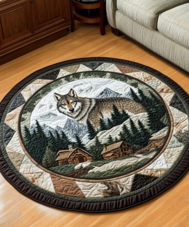 Shadow Fang Quilted Round Mat