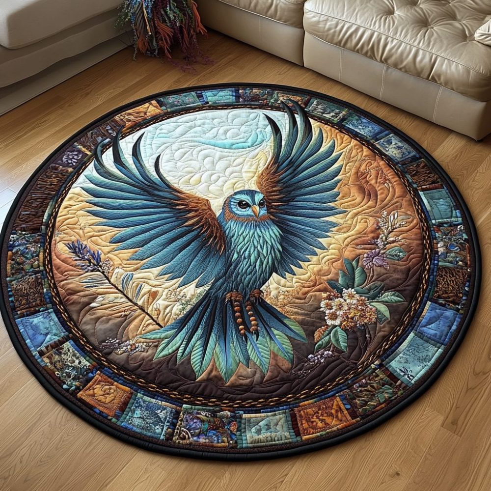 Shadow Glider Quilted Round Mat