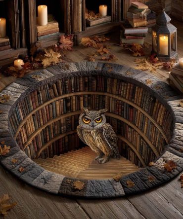 Shadow Seer Quilted Round Mat