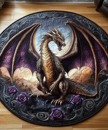 Shadowfang Quilted Round Mat