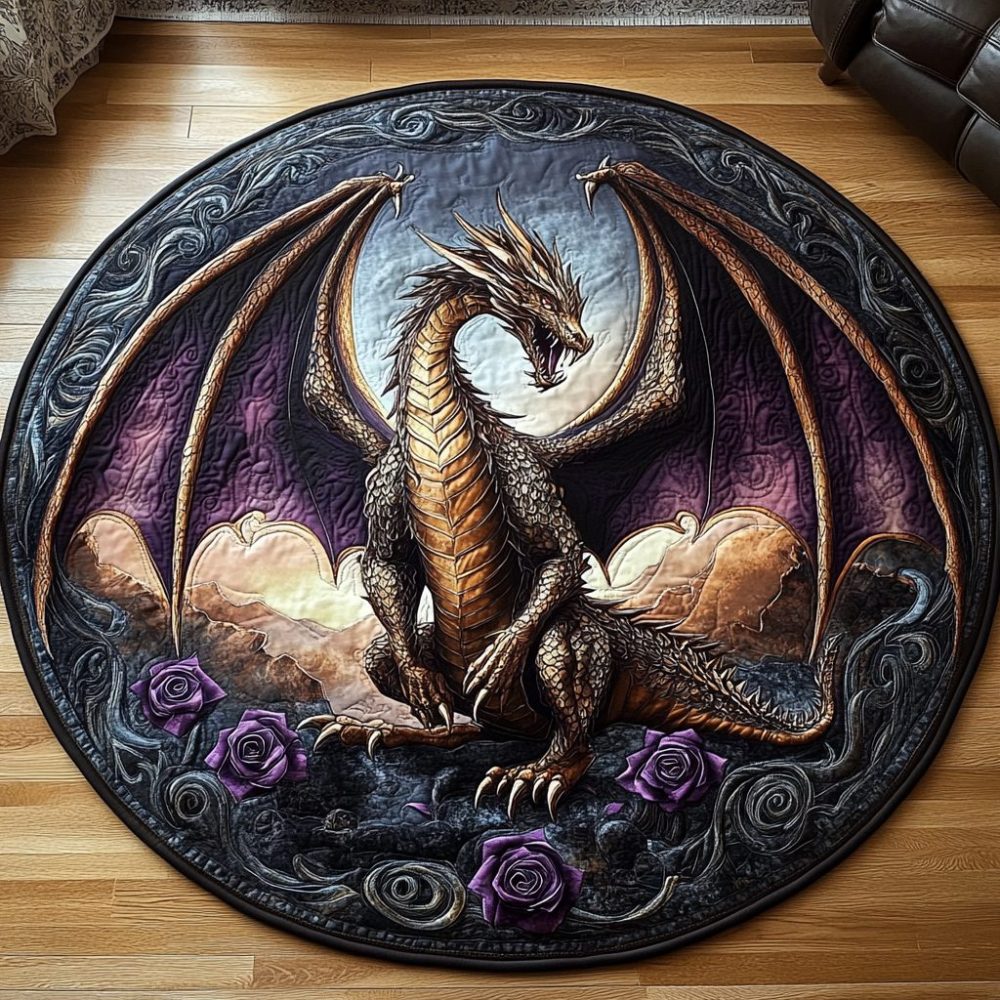 Shadowfang Quilted Round Mat