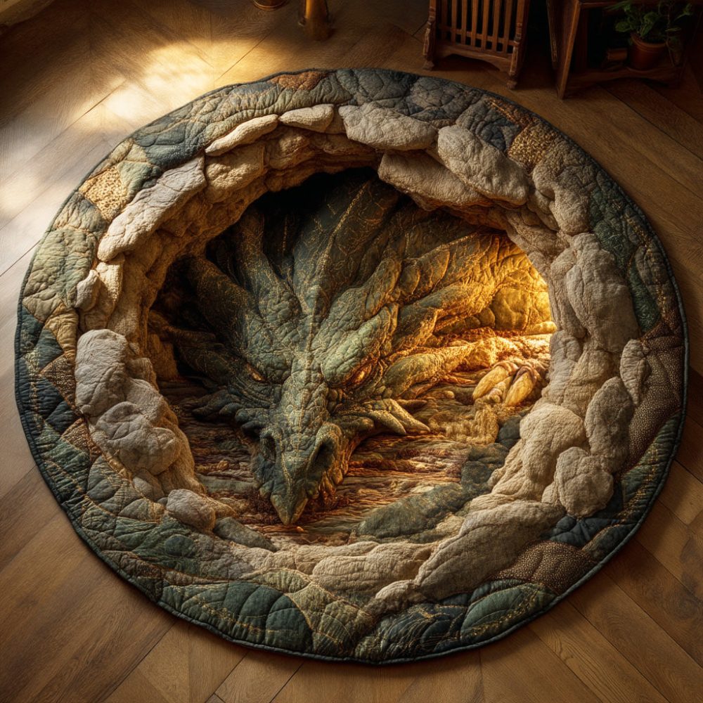 Shadowflare Spirit Quilted Round Mat