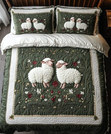 Shepherd Dream 3-Piece Quilted Bedding Set