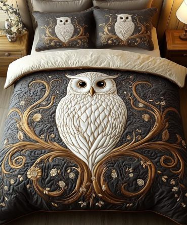 Silent Flyer 3-Piece Quilted Bedding Set