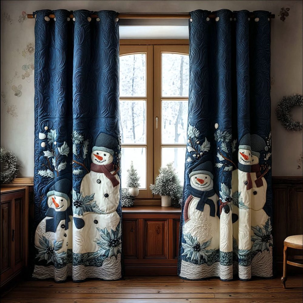 Silent Night Magic Quilted Curtains