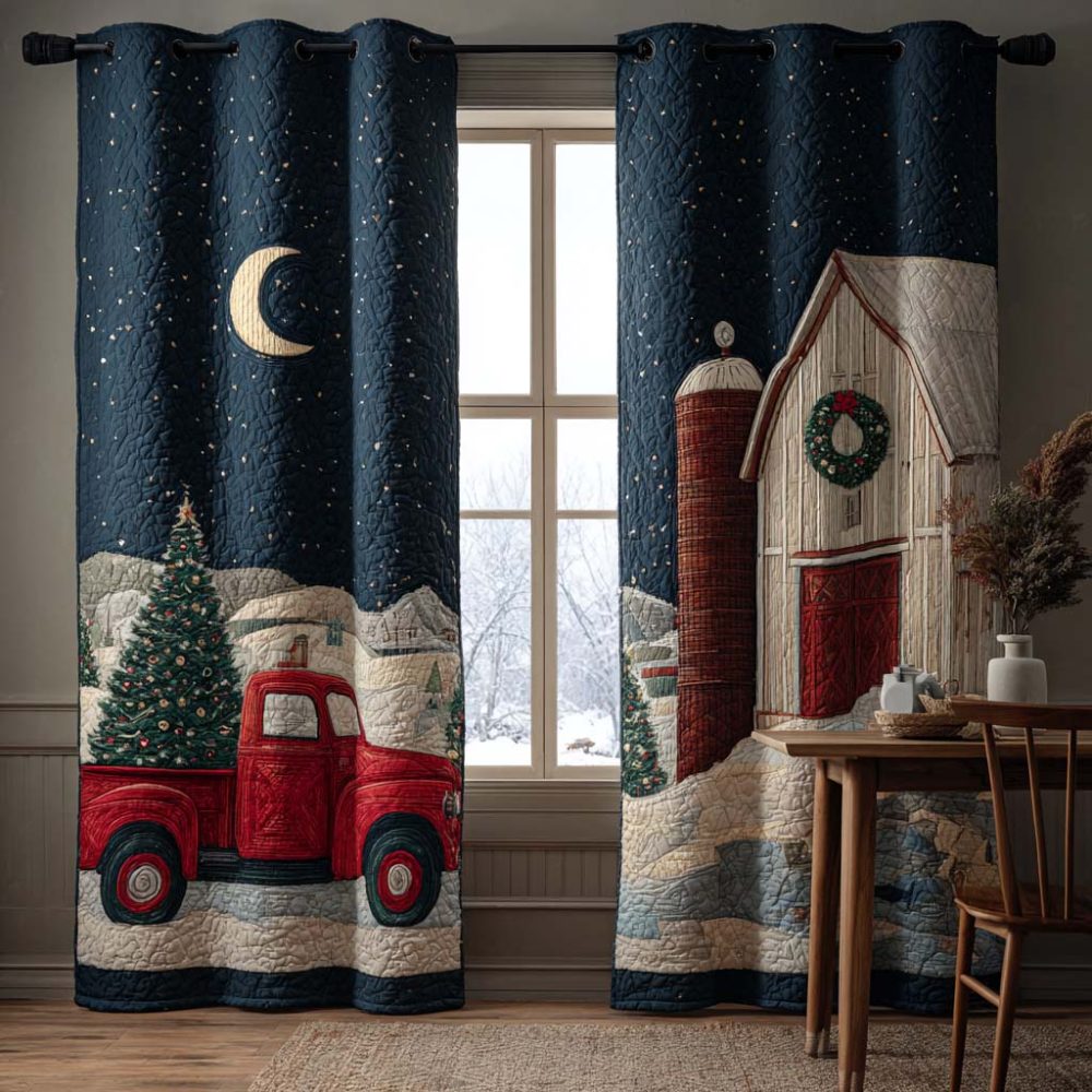 Silent Night Quilted Curtains