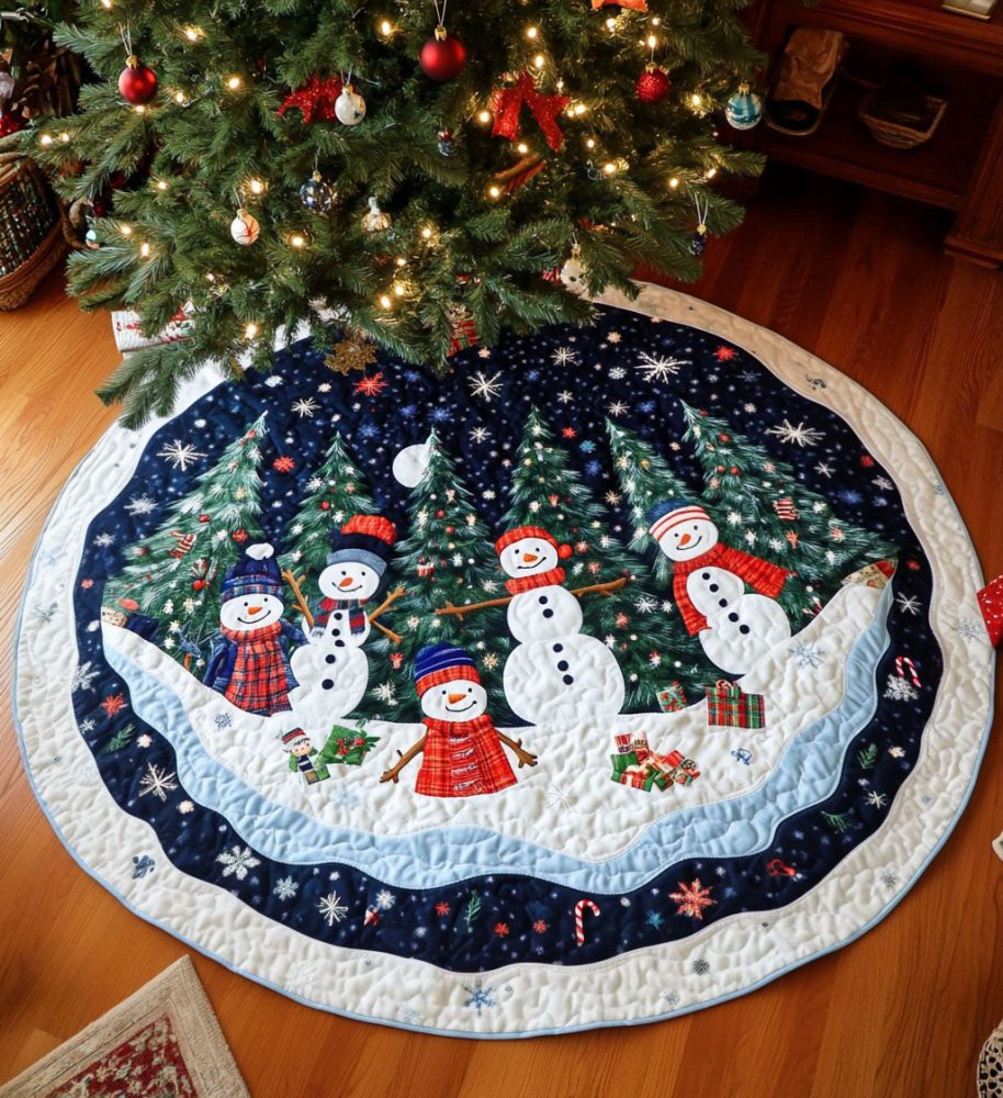 Silent Night Shade Quilted Round Mat