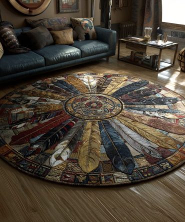 Silent Protector Quilted Round Mat