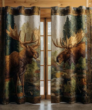Silent Ridge Quilted Curtains