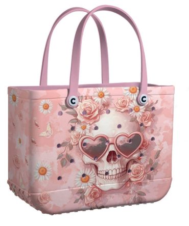 Bucket Tote Bag, Limited Edition Bogg Bag, Beach Bag Sweet Death