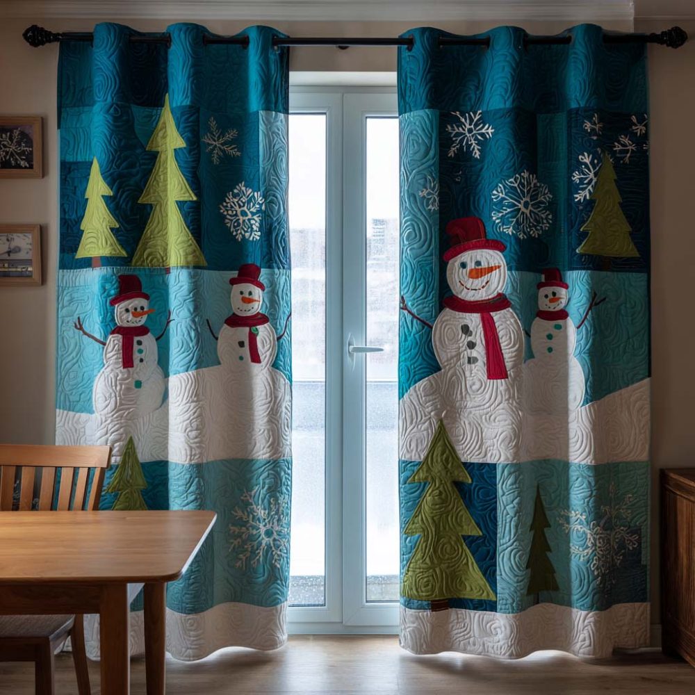 Snow Day Quilted Curtains