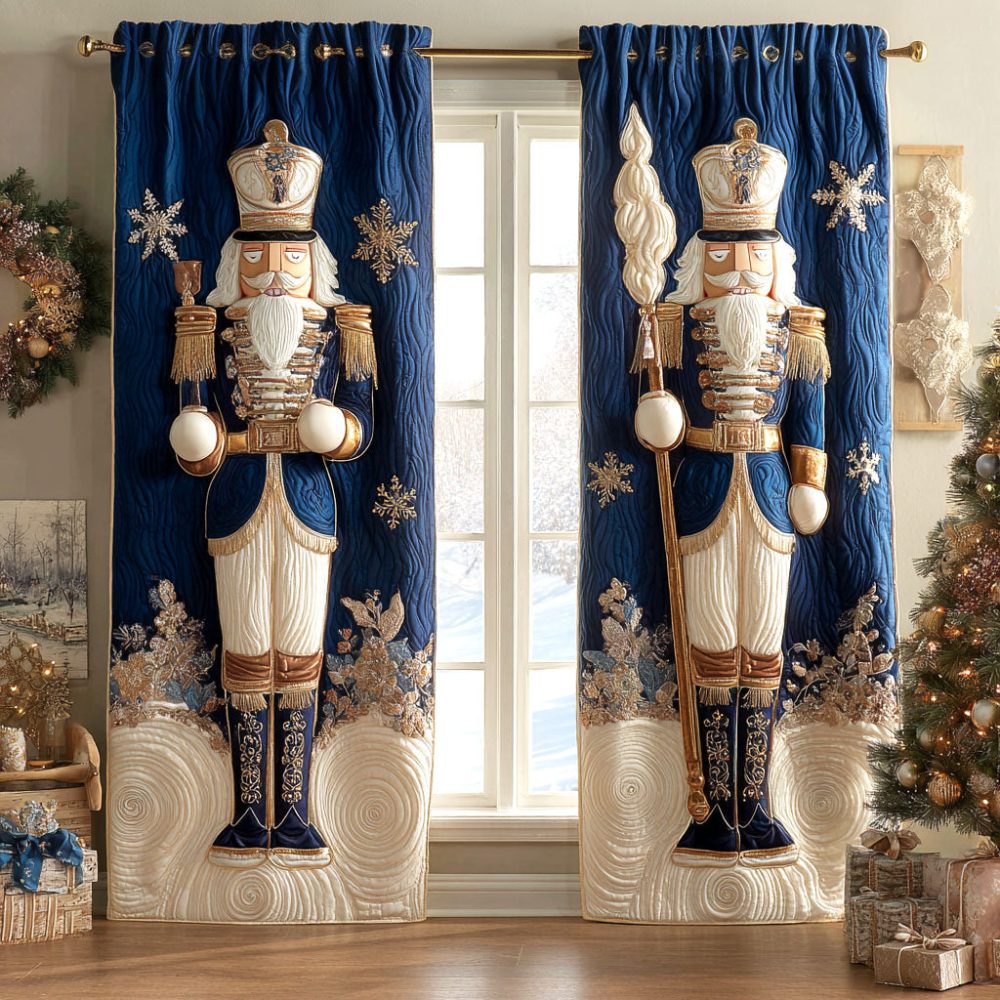 Snowflake Sentinel Quilted Curtains