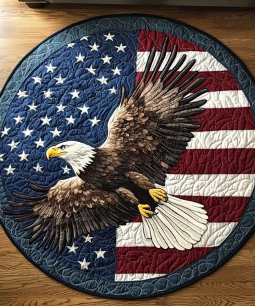 Soar Boldly Quilted Round Mat