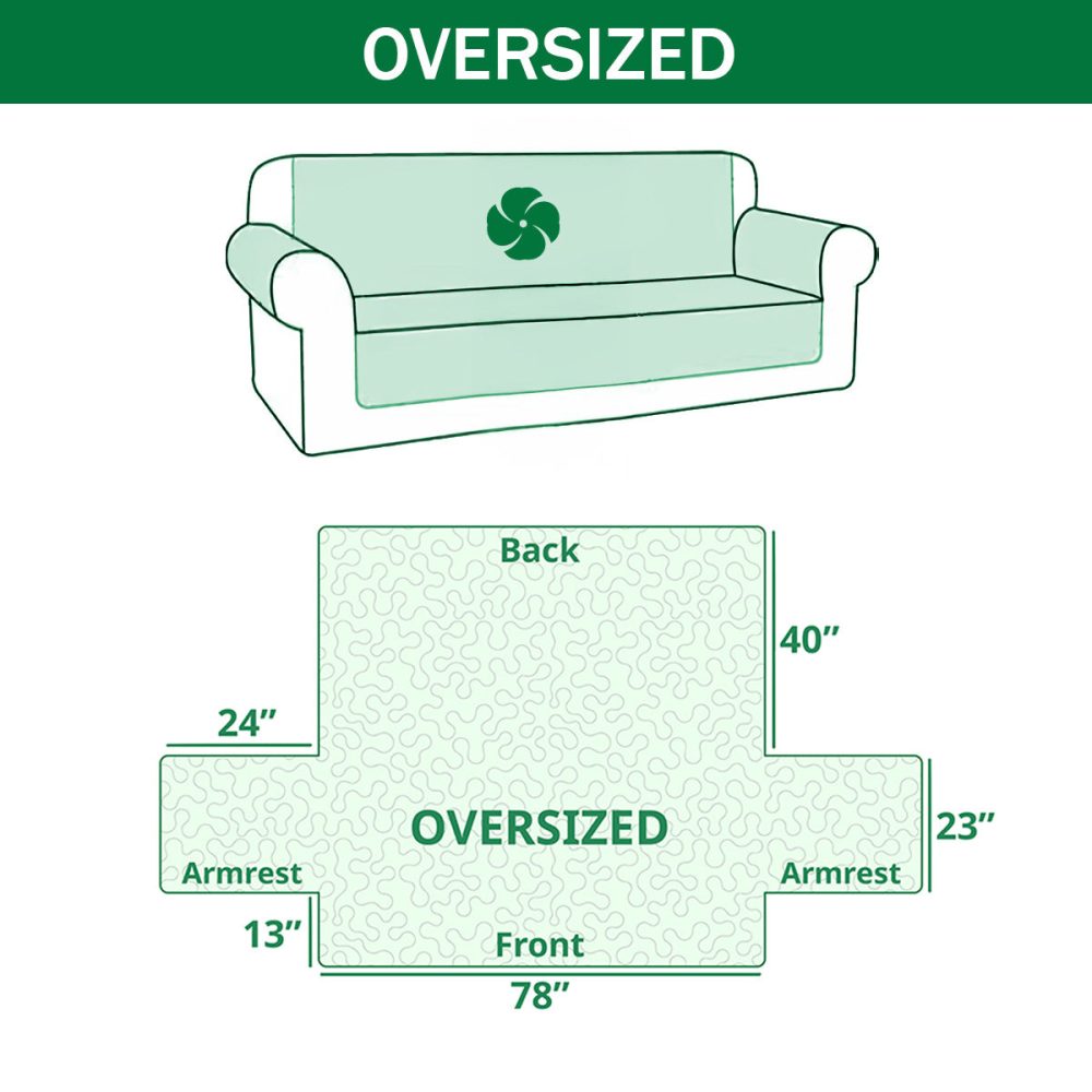 Festive Nights Quilted Sofa Cover - Image 6