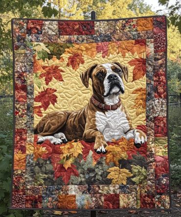 Soft Boxer Hug Quilted Blanket